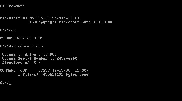 disquette ms-dos 6.22